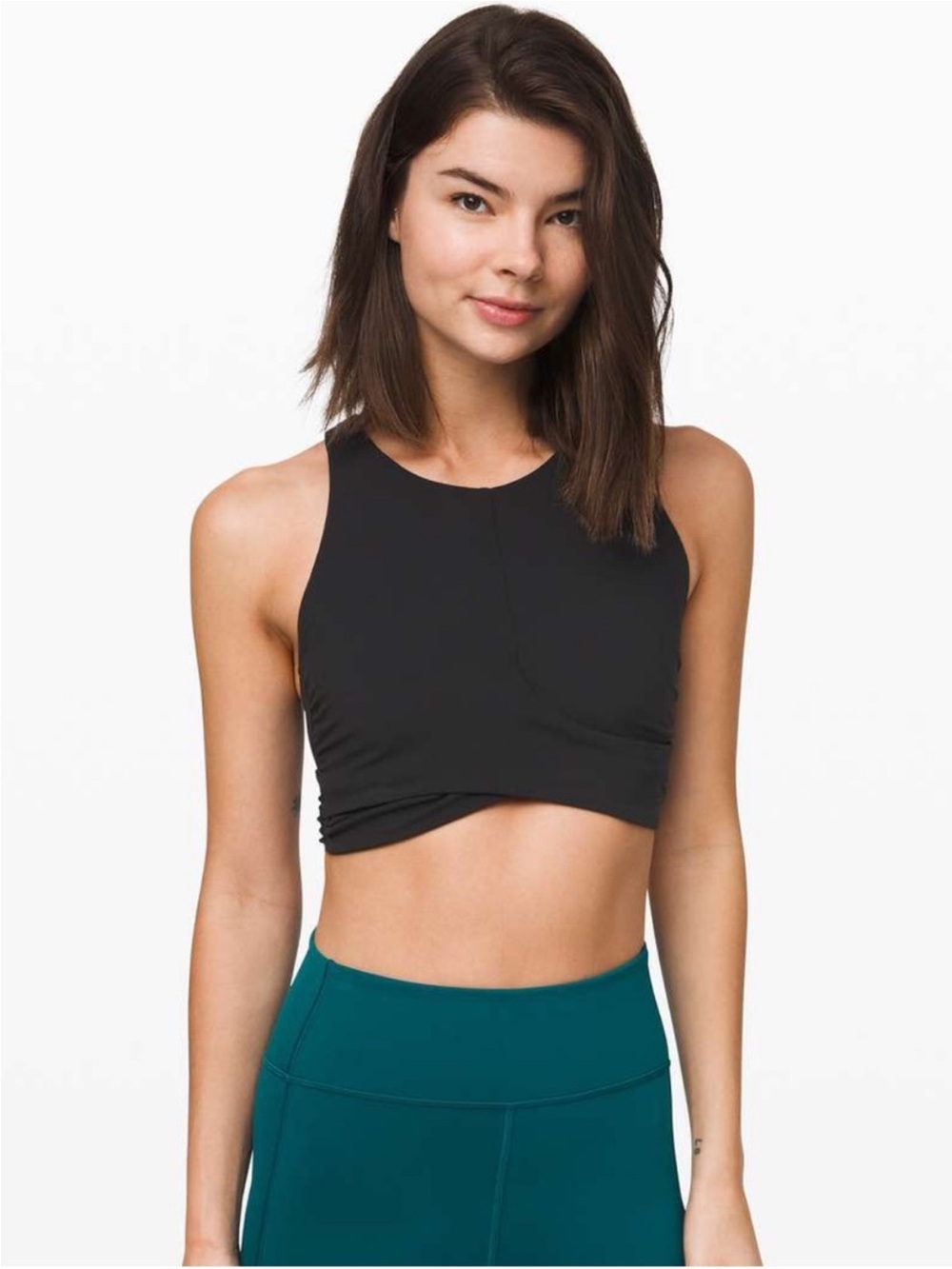 lululemon always aligned bra black